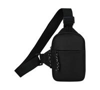 Chest Pack For Men,Adjustable Strap Multi-Pocket - Black Sling Backpack Chest Bag, Ideal For Fishing Camping Hiking Cycling Hunting Outdoor Picnic Work School Trip