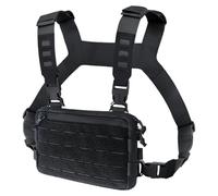 Chest Pouch, Running Chest Bag, Lightweight Backpack Vest, Secure Zippered Fanny Pack or Hiking, Camping, Gym, Climbing, Fishing, and Daily Outdoor Use, Black, Brown, Green