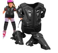 Chest Protector Suit | Kids Riding Gear For Dirt Bike, Skateboard, And Cycling, Youth Protective Vest With Elbow And Knee Pads, Full Body Protection For Boys