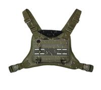 Chest Training Vest Pouch, Running Chest Pack, Adjustable Harness with Secure Buckles, Multi-Functional Outdoor Sports Accessory with Breathable Fabric, Fitness Gear Lightweight Design