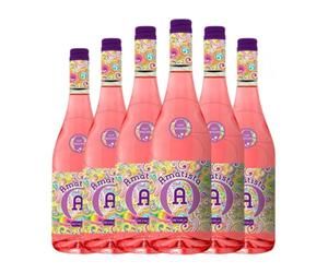 Cheste Agraria Amatista Rose Moscato Valencia 75 spumoso rosado (Caja de 6 Botellas de 75 cl)