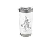 Chester A Arthur Baloncesto Vaso térmico de acero inoxidable de doble pared