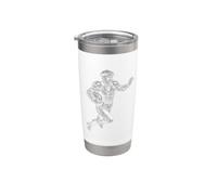 Chester A Arthur Football Vaso térmico de acero inoxidable de doble pared