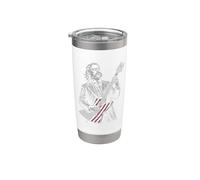 Chester A Arthur Guitarra Vaso térmico de acero inoxidable de doble pared