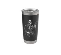 Chester A Arthur Guitarra Vaso térmico de acero inoxidable de doble pared