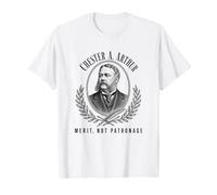 Chester Arthur Mérito No Mecenazgo Reforma del Servicio Civil Camiseta