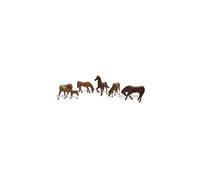 Chestnut Horses HO Scale Woodland Scenics