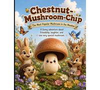 Chestnut mushroom chip the most popular mushroom in the meadow (Portobello mushroom friends)