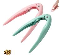 Chestnut Peeler, Prideous Chestnut Peeler Tool, Made Of Stainless Steel & Non-Slip Handle, for Holiday Cooking and Kitchen Use (Pink+Green)