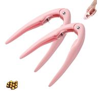 Chestnut Peeler, Prideous Chestnut Peeler Tool, Made Of Stainless Steel & Non-Slip Handle, for Holiday Cooking and Kitchen Use (Two pink)