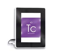 Chestry Elements Periodo Tabla Metales Transición Technetium Tc Espejo Mágico Lámpara Marco de Fotos Multifunción