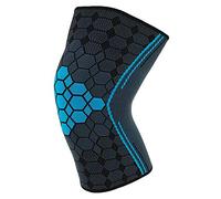 CheungLee - Rodilleras de nailon para correr, ciclismo, 1 pieza de entrenamiento para correr, ciclismo, rodillera, para baloncesto, voleibol (azul, grande)