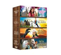 Cheval - Coffret 4 films : Princess and Pony + Le cheval de Klara + L'étalon sauvage + Mais où est le cheval de Saint-Nicolas ? [Francia] [DVD]