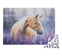 Cheval doré Dans la forêt 70x50cm/1000pcs Puzzles Adaptés Aux Adultes Et Aux Personnes Âgées De 14 ANS Et Plus