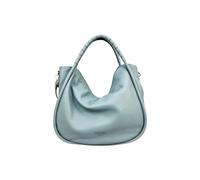 Cheval Firenze Bolso de hombro Grace, Piel auténtica Made in Italy, azul claro