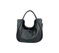 Cheval Firenze Bolso de hombro Grace, Piel auténtica Made in Italy, Negro