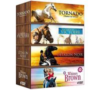 Cheval n° 2 - Coffret 4 films : Tornado - L'étalon du désert + Le cheval de la victoire + L'étalon Noir + Whitney Brown [Francia] [DVD]