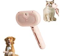Chevaroo - Cepillo de vapor para caballo, cepillo de vapor Chevaroo 2E Generación para mascotas, peine de depilación para gatos, perros, mascotas, mascotas grandes y pequeñas (rosa)