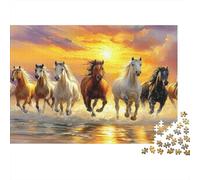 Chevaux sauvages au Galop 70x50cm/1000pcs Puzzles Adaptés Aux Adultes Et Aux Personnes Âgées De 14 ANS Et Plus