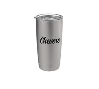 Chevere - palabra en español divertida y creativa Vaso térmico de acero inoxidable de doble pared