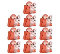 Chevnzev 10 cajas de almacenamiento de cuero funcionales, bolsas pequeñas para caramelos, bolsas de regalo para teléfonos, carteras, caramelos, embalaje de moda, talla única, como se describe