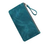 Chevnzev Estuche estético para lápices, estuche de gran capacidad, suministros de vuelta a la escuela para niñas, bolsa estética de gran capacidad, Blue