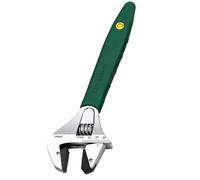 Chevnzev Llave multifuncional ajustable de acero al carbono, llave multiusos de ajuste rápido, adecuada para varios pernos de tuerca, herramienta de mano portátil