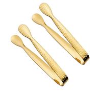 Chevnzev Pinzas para Aperitivos De Acero Inoxidable 2 Uds Manipular En Cocinas Y Cafeterías Herramienta Servir Agarre Ajustable