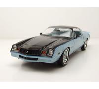 Chevrolet Camaro Z/28 Rally Sport 1978 Azul Claro Metálico Negro 1:18 Greenlight