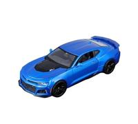 Chevrolet Camaro ZL1 2017 Modelo De Coche Carreras Aleación Escala 1 24 Entusiastas No Control Remoto Modelos(Azul)