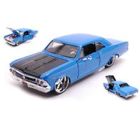 Chevrolet Chevelle Ss 396 1966 Classic Muscle Azul 1:24 Modelo 31333 Maisto