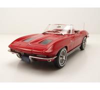Chevrolet Corvette Stingray Cabriolet 1963 Riverside Red 1:18 Modelo 189056