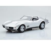 MODELLINO IN Scala COMPATIBILE con Chevrolet Corvette Coupe' 1969 Silver 1:18 NOREV NV189032