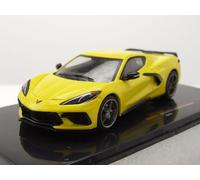 ixo Modelo a escala Chevrolet Corvette C8 Stingray 2020 Amarillo 1:43 MOC315