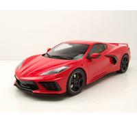 Chevrolet Corvette C8 2020 Rojo Modelo De Coche 1:18 GT Spirit USA Exclusivo