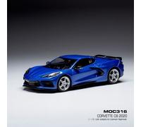 Ixo Model CHEVROLET CORVETTE (C8) STINGRAY 2020 MET.BLUE 1:43