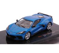 Chevrolet Corvette (C8) Stingray 2020 Azul Metálico 1:43 Modelo IXO MODEL