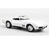Chevrolet Corvette Convertible 1969 Can Am Blanco 1:18 Modelo 189038 Norev