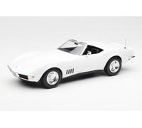 Norev Modelo estático 1:18 Chevrolet Corvette Convertible 1969 Can Am Blanco 189038
