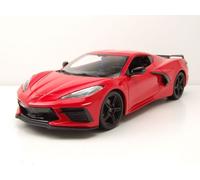 Chevrolet Corvette Stingray C8 2020 Rojo Modelo De Coche 1:18 Maisto