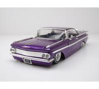 Chevrolet Impala 1959 Lila Coche De Modelo 1:24 Jada Toys