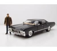 Chevrolet Impala Deporte Sedan 1967 Supernatural Con Figura Modelo 1:24 Jada