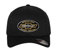 Chevrolet Licenciado Oficialmente American Made Gorra de béisbol Flexfit (Negro), Small/Medium