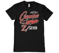 Chevrolet Licenciado Oficialmente Camaro Z/28 Camiseta para Hombre (Negro), Large