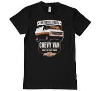 Chevrolet Licenciado Oficialmente Chevy Van Camiseta para Hombre (Negro), XXX-Large