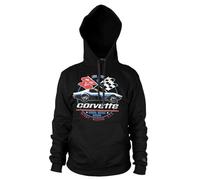 Chevrolet Licenciado Oficialmente Corvette C3 GM Division Sudadera (Negro), Large