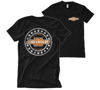 Chevrolet Licenciado Oficialmente Racing Camiseta para Hombre (Negro), Large