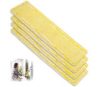 CHEVVY 4 Piezas Almohadillas de Microfibra de Repuesto WV Paños de Limpieza de Microfibra para botellas Kärcher Window Vac Aspiradora Compatible con WV 2 WV5 WV50 WV55