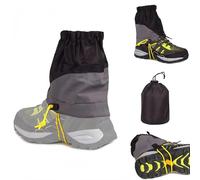 CHEVVY Par de Unisex Trail Gaiters 20CM Senderismo Escalada | Botas de Nieve Polainas Impermeable Tobillo Gaiters Outdoor Snow Senderismo Escalada - Negro