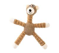 Chew 2026 Squeaky para masticadores agresivos, interactivo para limpieza de dientes, elefante, cerdo, oso marrón, masticable para pequeño, mediano y grande 80415